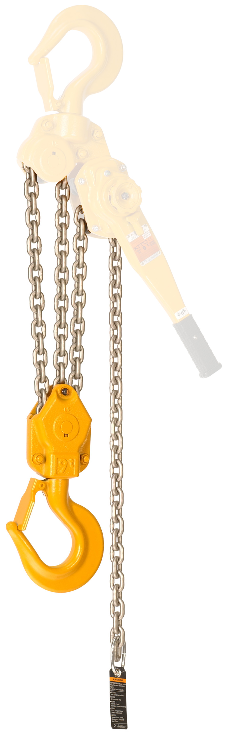 KITO Mehrhub Lastkette für Hebelzug LB090 - Mehrpreis je Meter
