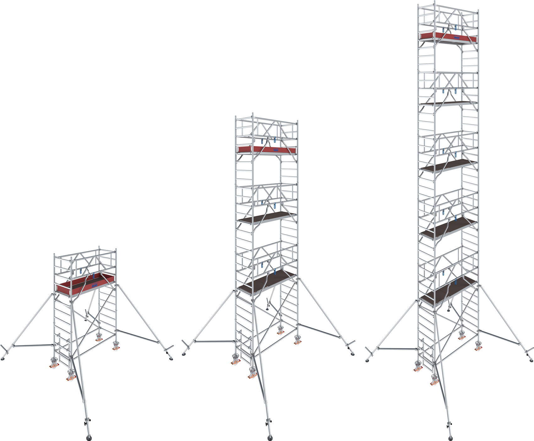 Rollgerüst Krause Stabilo Serie 1000 Alu 0,75x2,00m