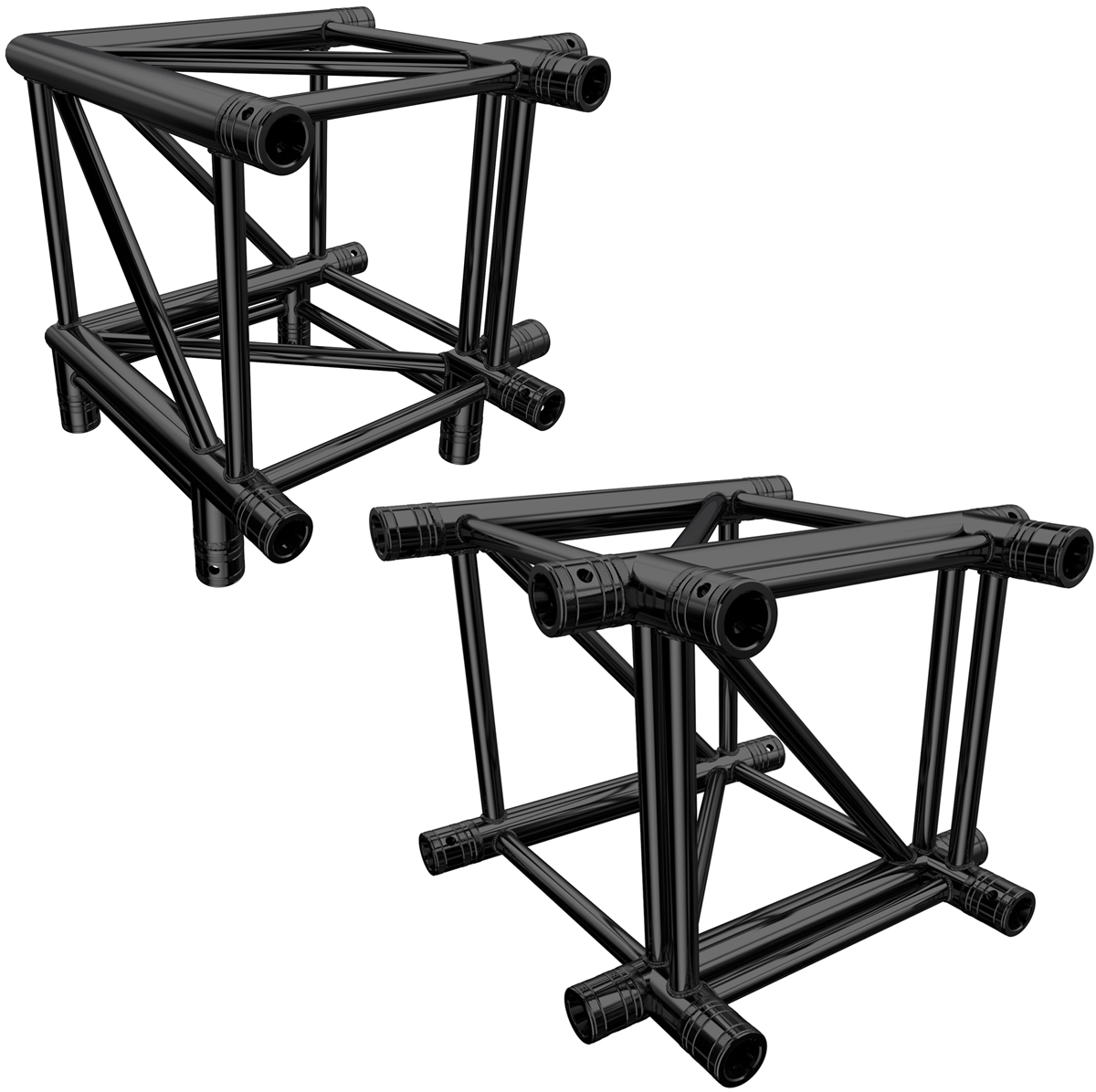 Global Truss F44 P 3-Weg Ecke Stage Black