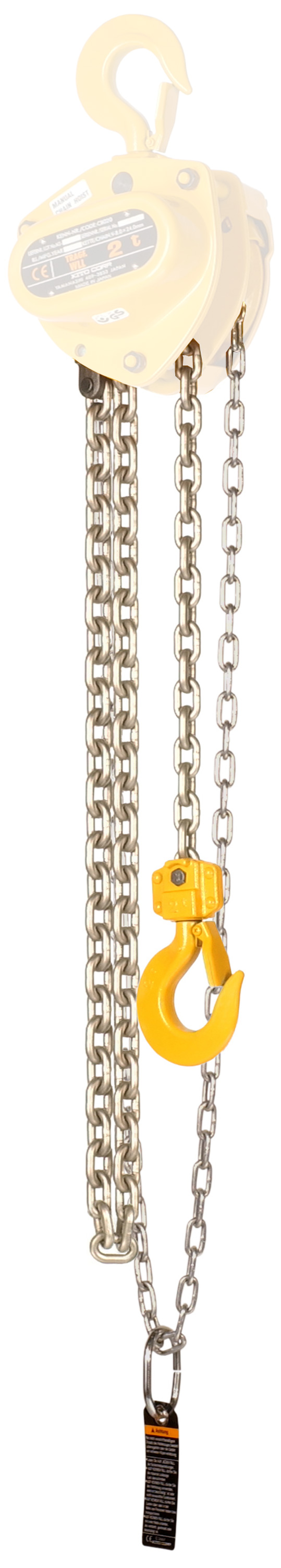 KITO Mehrhub Lastkette für Handkettenzug CB020 - Mehrpreis je Meter
