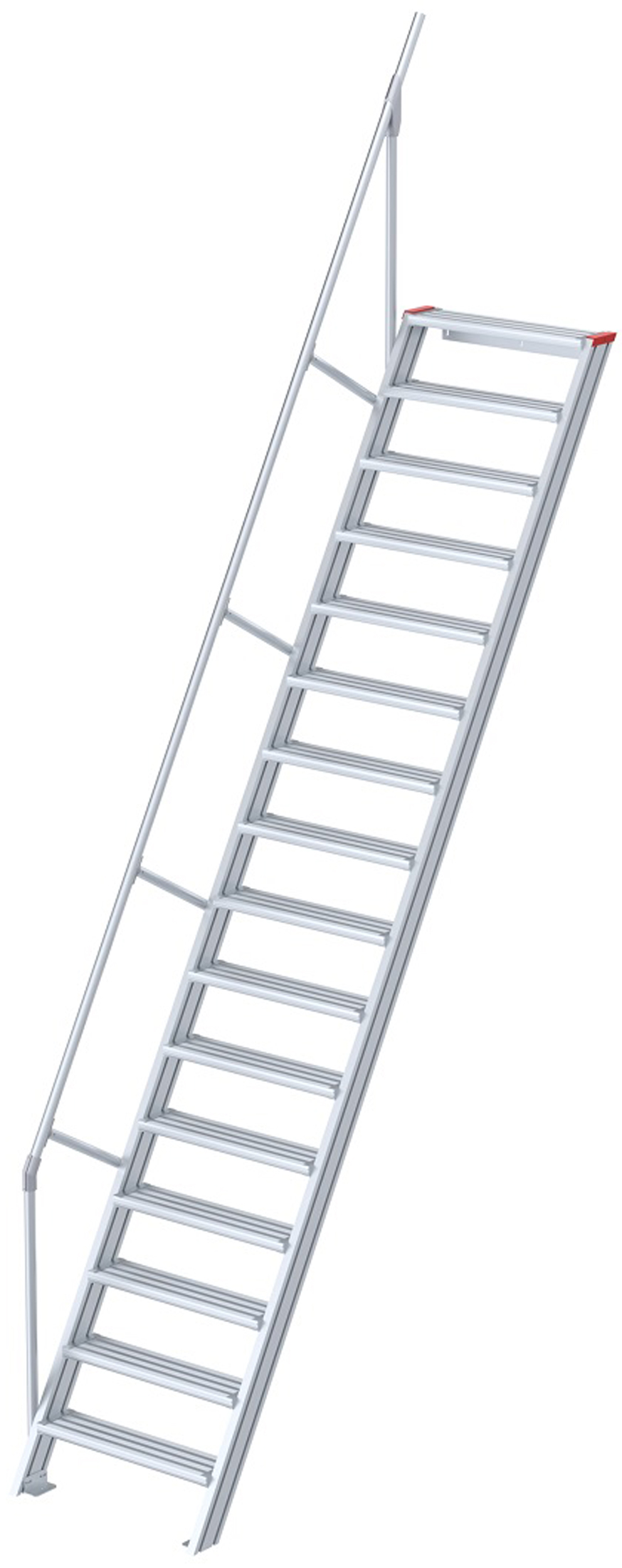 euroline Alu-Treppe 60° 16 Stufen - 800 mm