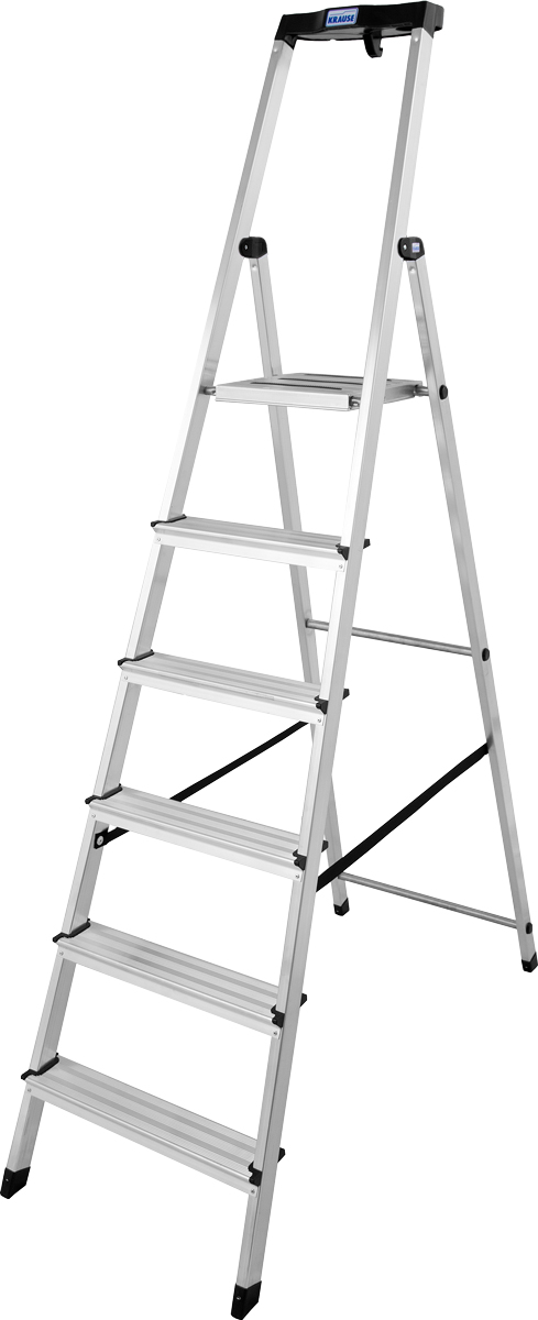 Krause Alu-Stufenstehleiter Safety® 6 Stufen