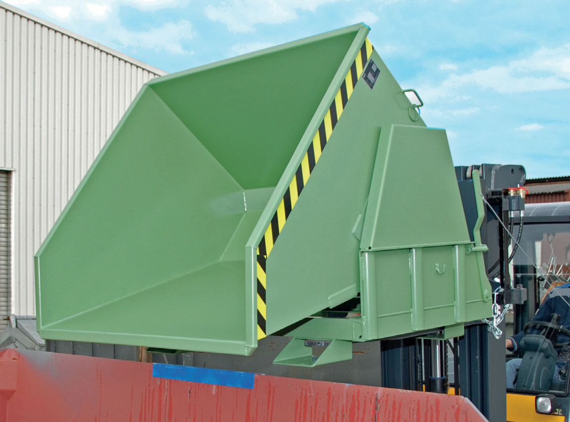 Bauer Muldenkipper BK Kippmulde für Stapler - Schuttmulde in verschiedenen Ausführungen (BA-C-4410-01-0000-1) Bild-01