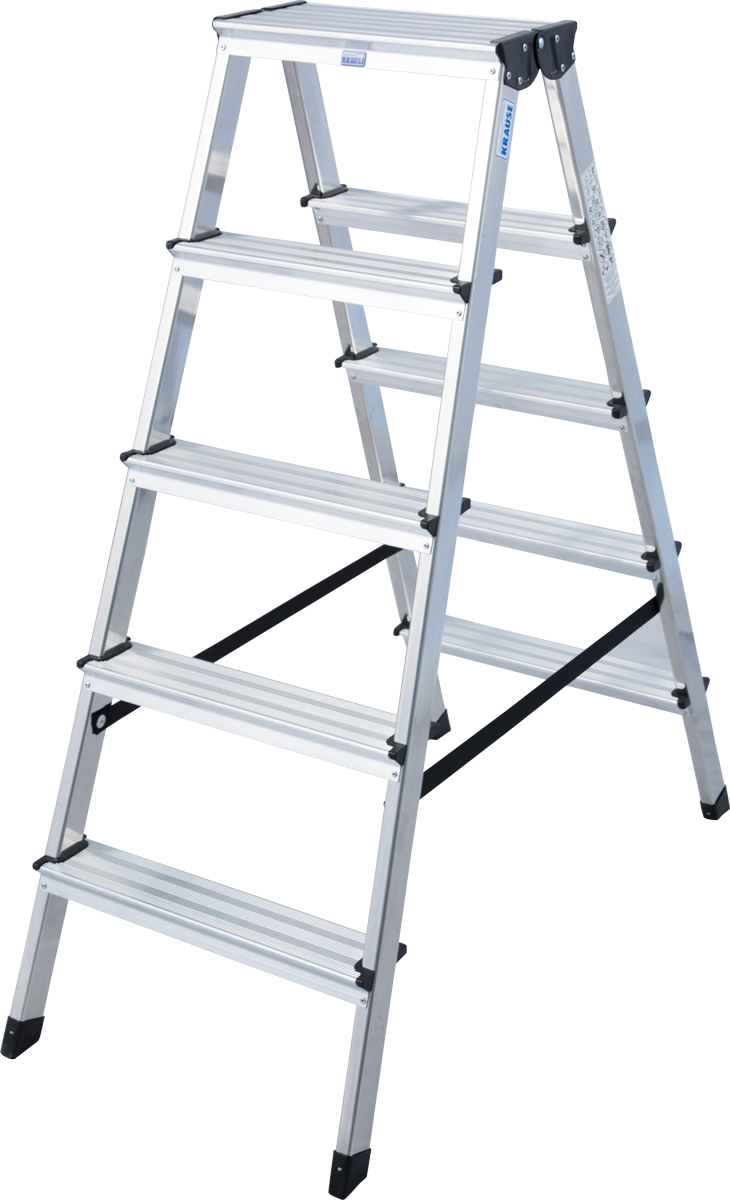 Krause Alu-Stufendoppelleiter Dopplo® 2x5 Stufen
