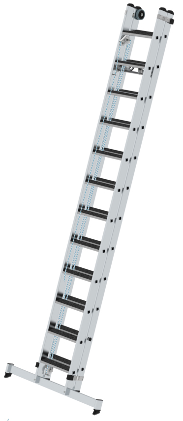 Günzburger Seilzugleiter R13 nivello Alu 2-teilig 2x12 Stufen