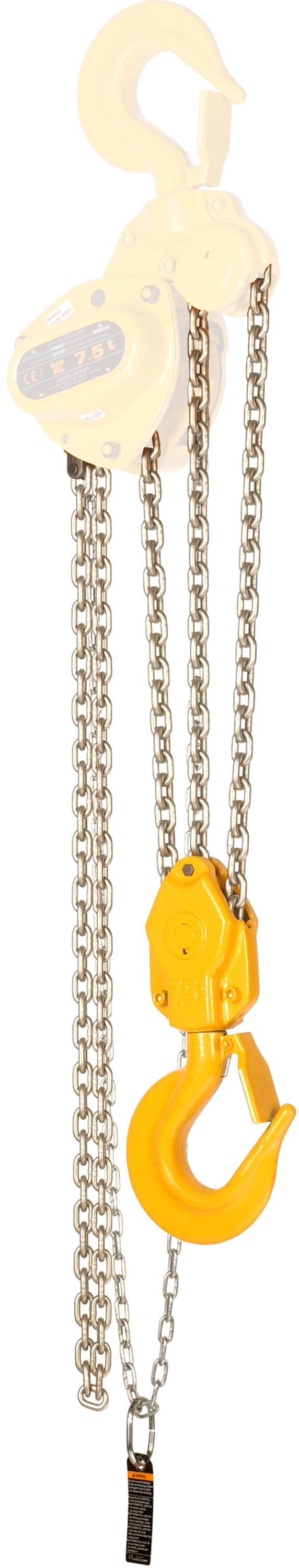 KITO Mehrhub Lastkette für Handkettenzug CB075 - Mehrpreis je Meter