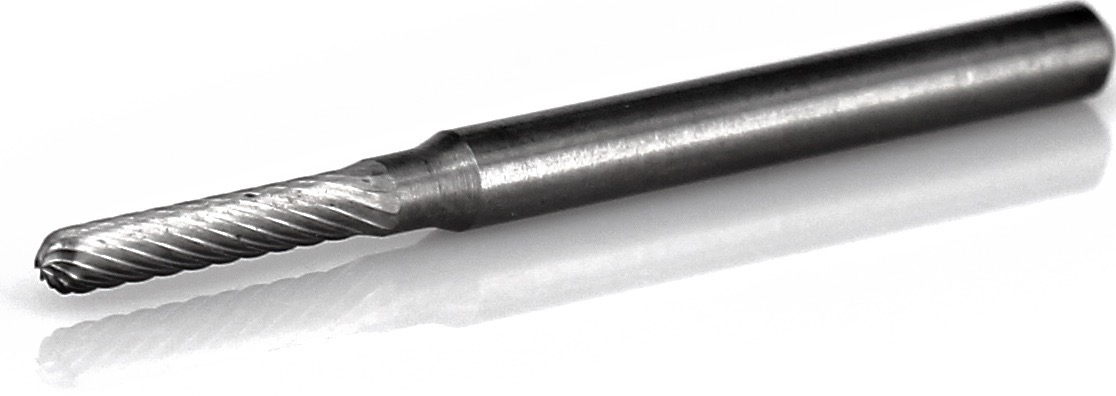 procut Hartmetallfrässtift Walzenrundform WRC C30211-2 Schaft-∅ 3 mm - Kopf-∅ 2 mm - Standardverzahnung (PC-C30211-2) Bild-01