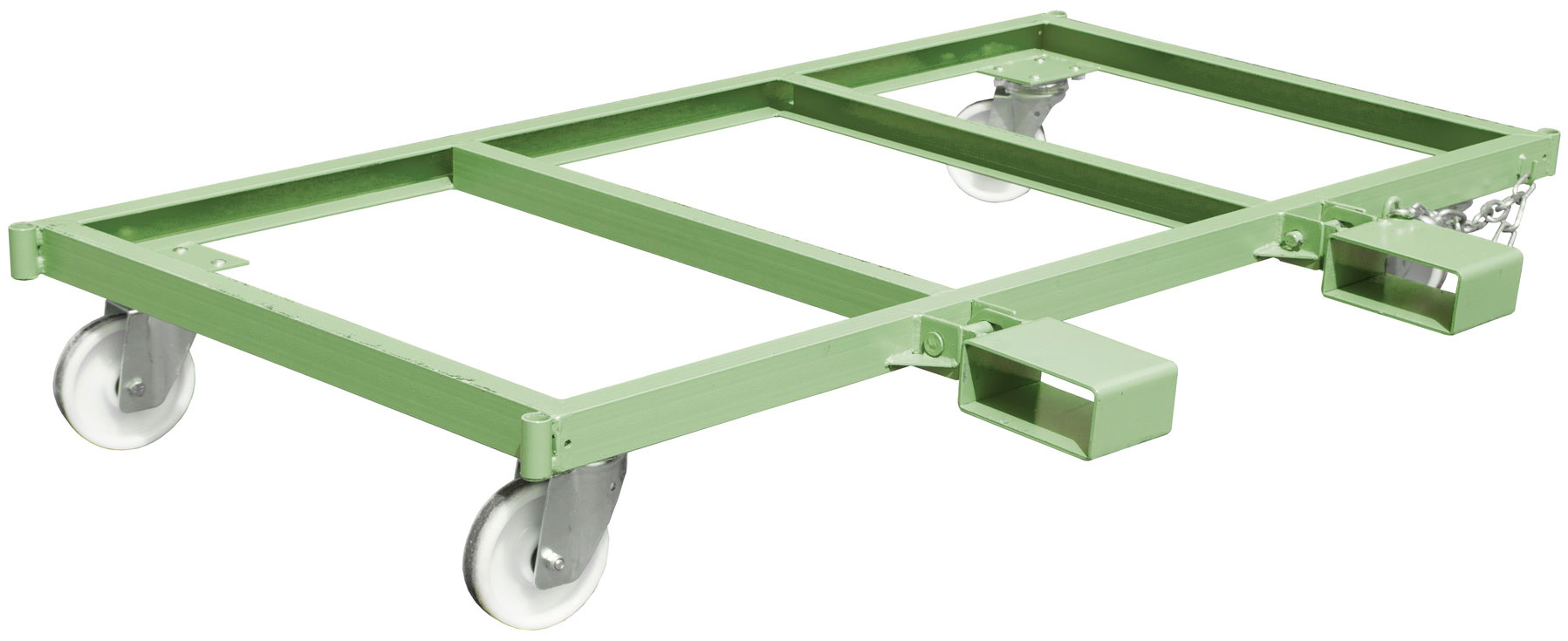Bauer Langgutseitenwagen LSW-1.3 - RAL 6011 Seitenwagen für Stapler 1350 kg Tragkraft - Langgutwagen resedagrün pulverbeschichtet (BA-4512-31-0000-4) Bild-01