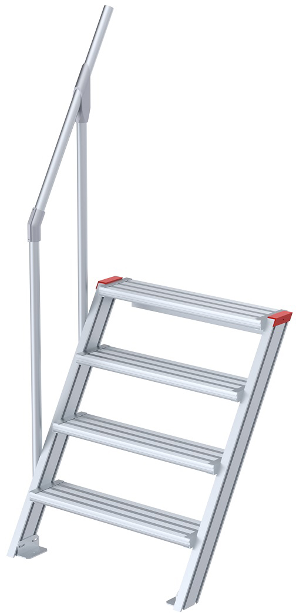 euroline Alu-Treppe 60° 4 Stufen - 600 mm