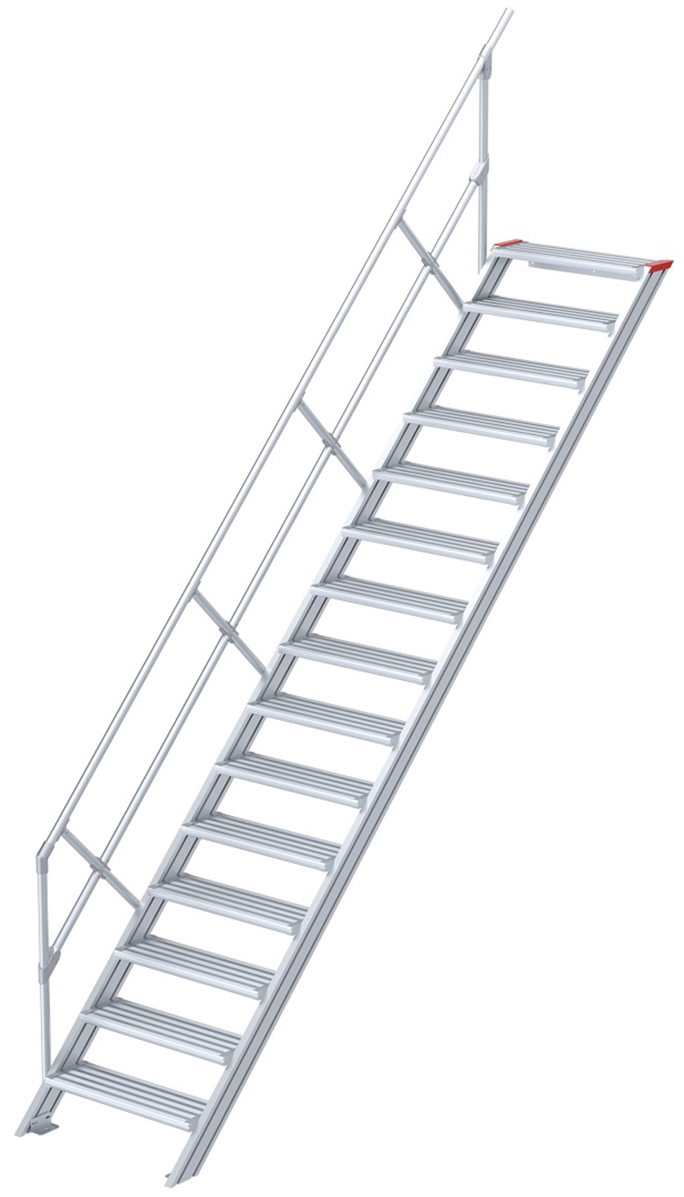 euroline Alu-Treppe 45° 15 Stufen - 1000 mm