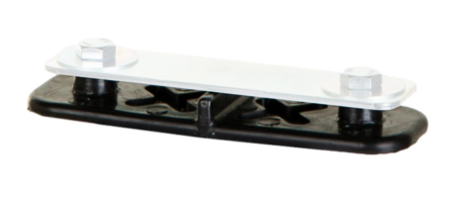 LuxTek Fahrplatten Schraubverbinder zweifach Kunststoff-Verbinder für Fahrstrassen | Fahrspuren auf festem und unbefestigtem Untergrund (LU-FPVB2KSLux) Bild-01
