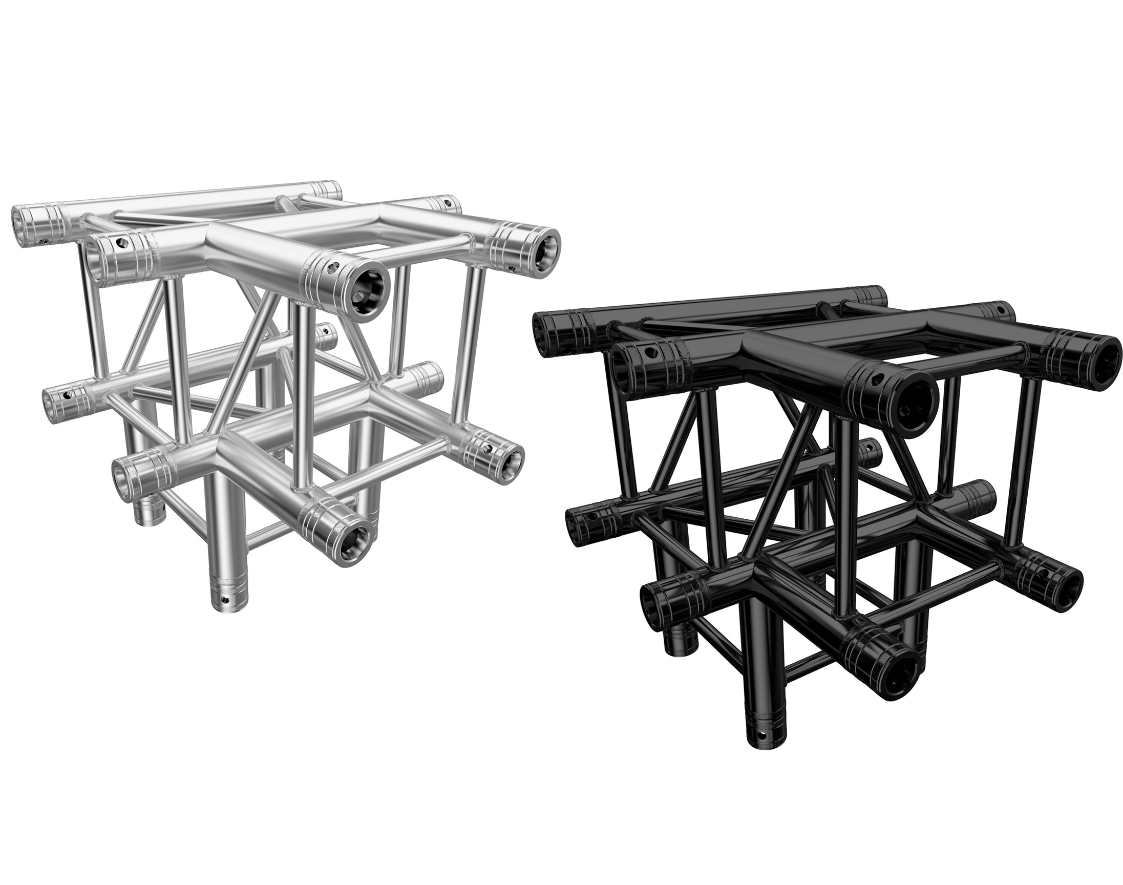 Global Truss F44 P 4-Weg Ecke Stage Black