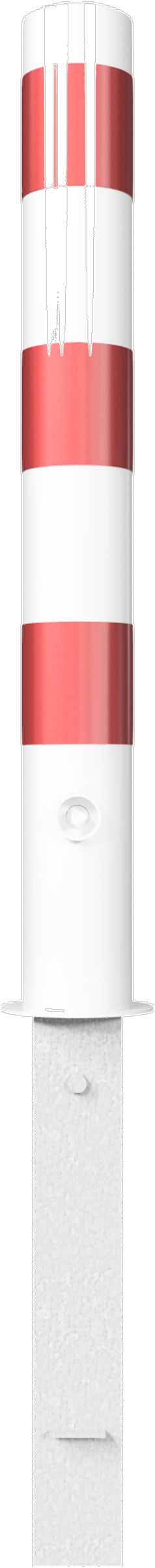 Schake Absperrpfosten HD Ø 102 mm weiß | rot