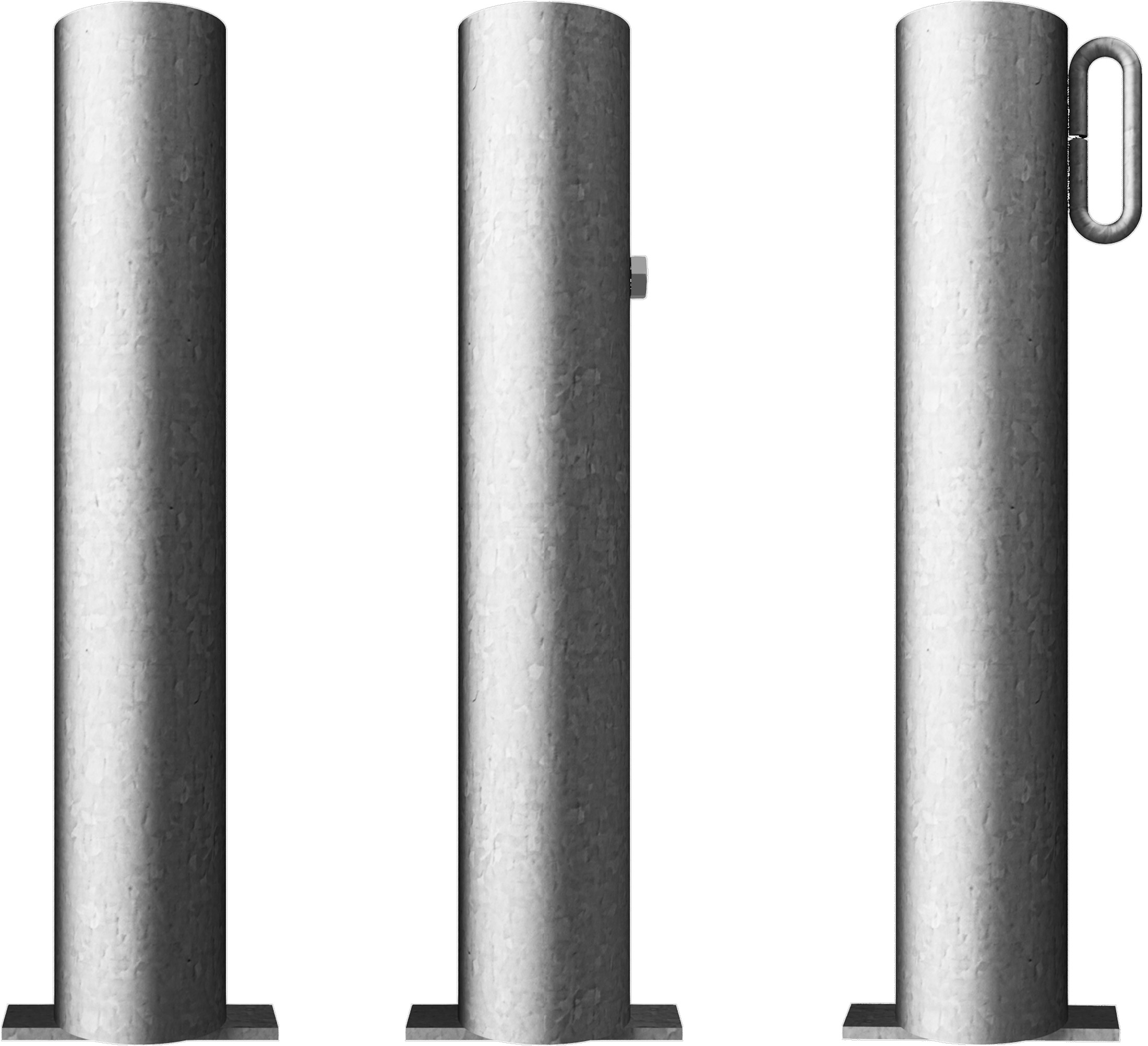 Schake Bodenhülse für Ø 60 mm Pfosten Stahlrohr Hülse für Absperrpfosten - verschiedene Ausführungen (SK-C-460.10) Bild-01