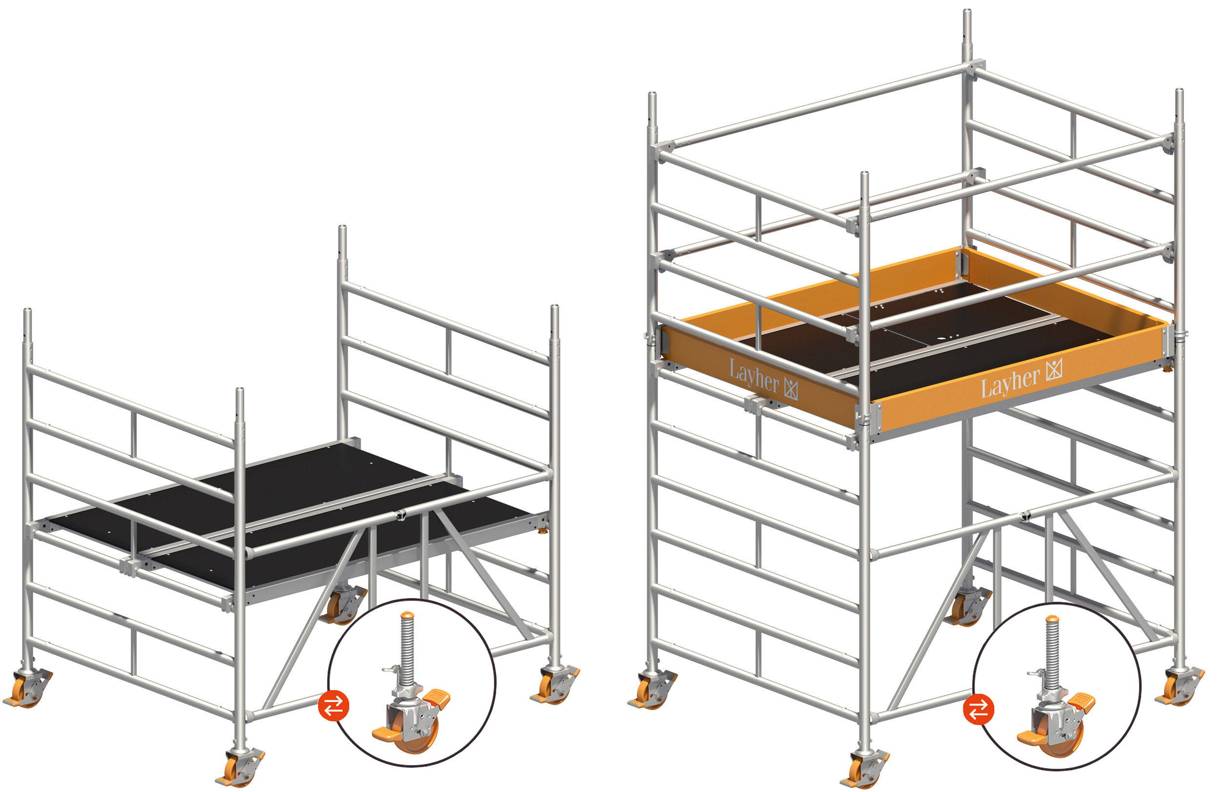 Rollgerüst Layher Zifa 150 hawego