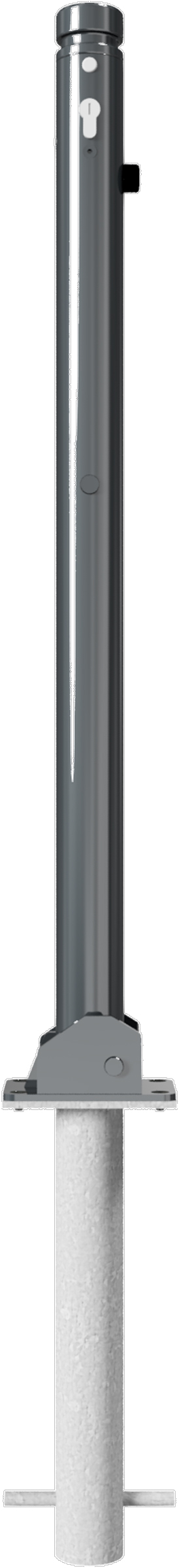 Schake Stilpfosten 464 UEP Ø 60 mm moosgrün
