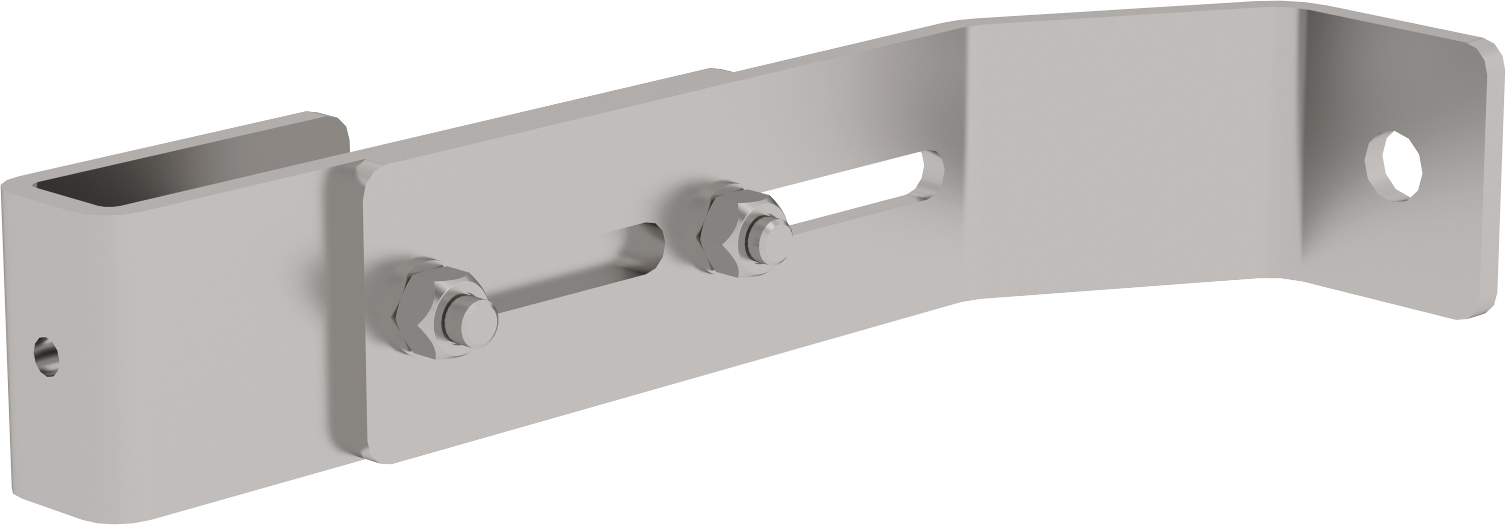 Günzburger Wandhalter Edelstahl 165 - 215 mm