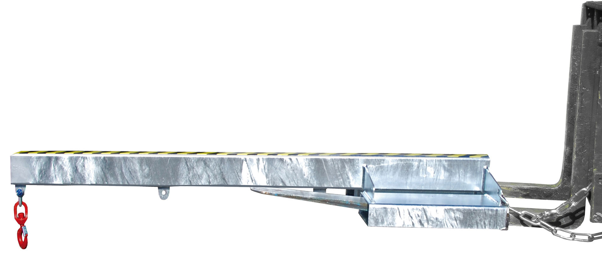 Bauer Lastarm LA 1600-1.0 - verzinkt Kranausleger starr für Stapler - Lasttraverse Stahl verzinkt (BA-4430-05-0000-7) Bild-01