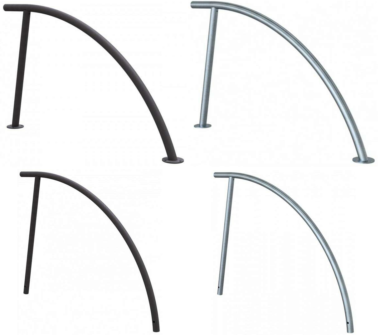 Schake Fahrradanlehnbügel Stahl Bogen Ø 48 mm