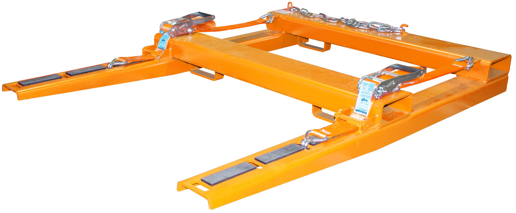 Bauer Langgutseitenlader LSL - RAL 2000 Seitenlader für Stapler 1350 kg Tragkraft - Langgutlader gelborange pulverbeschichtet (BA-4512-41-0000-1) Bild-01