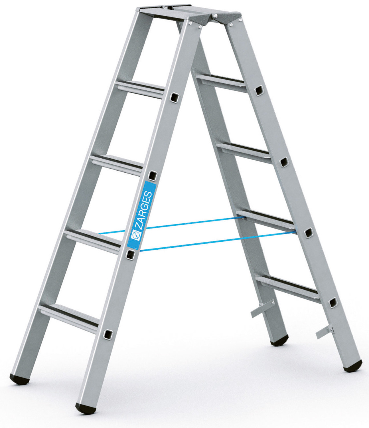 ZARGES Stufen Stehleiter Saferstep B - 2 x 5 Stufen