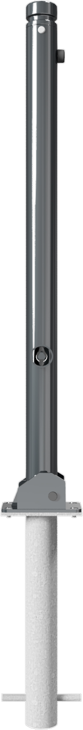 Schake Stilpfosten 464 UED Ø 60 mm anthrazit