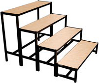Bütec Bühnentreppe Stahl 4-stufig Indoor