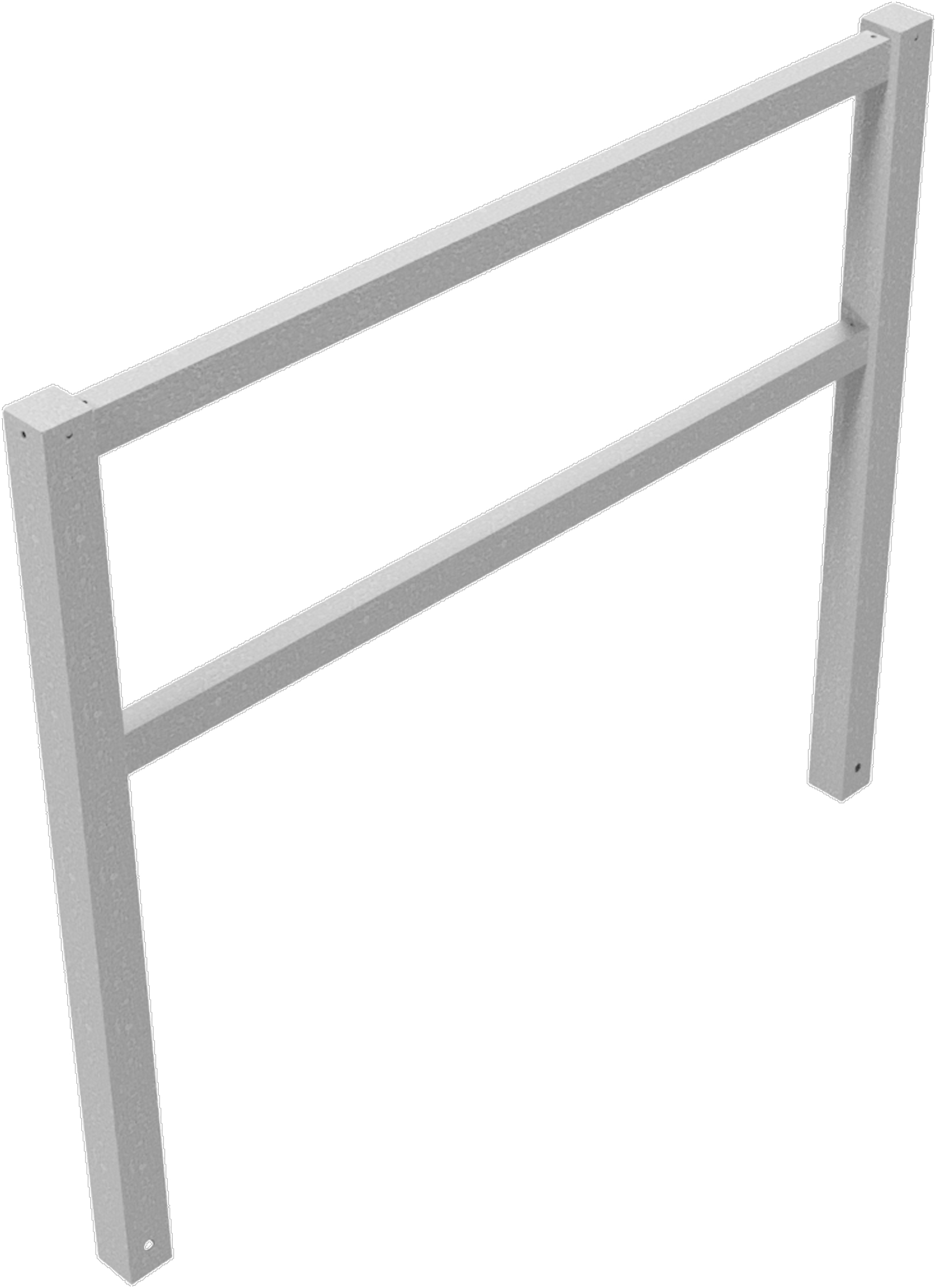 Schake Wegesperre Stahl mit Knieholm OE 70 x 70 mm verzinkt - 1500 x 1200 mm