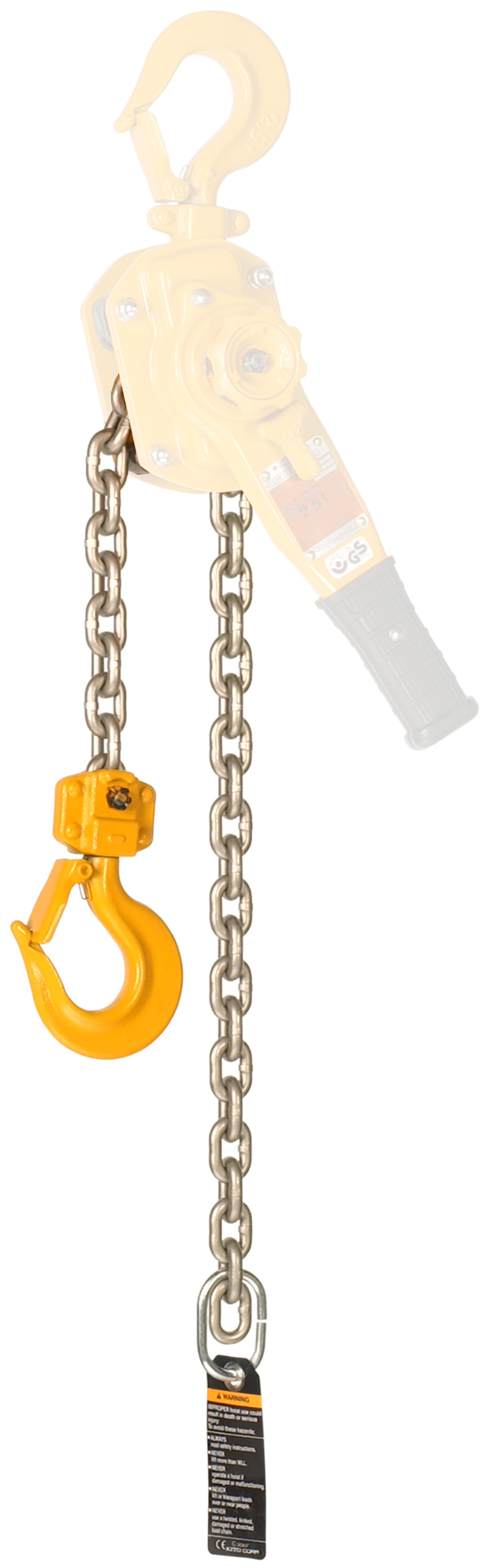 KITO Mehrhub Lastkette für Hebelzug LB025 - Mehrpreis je Meter