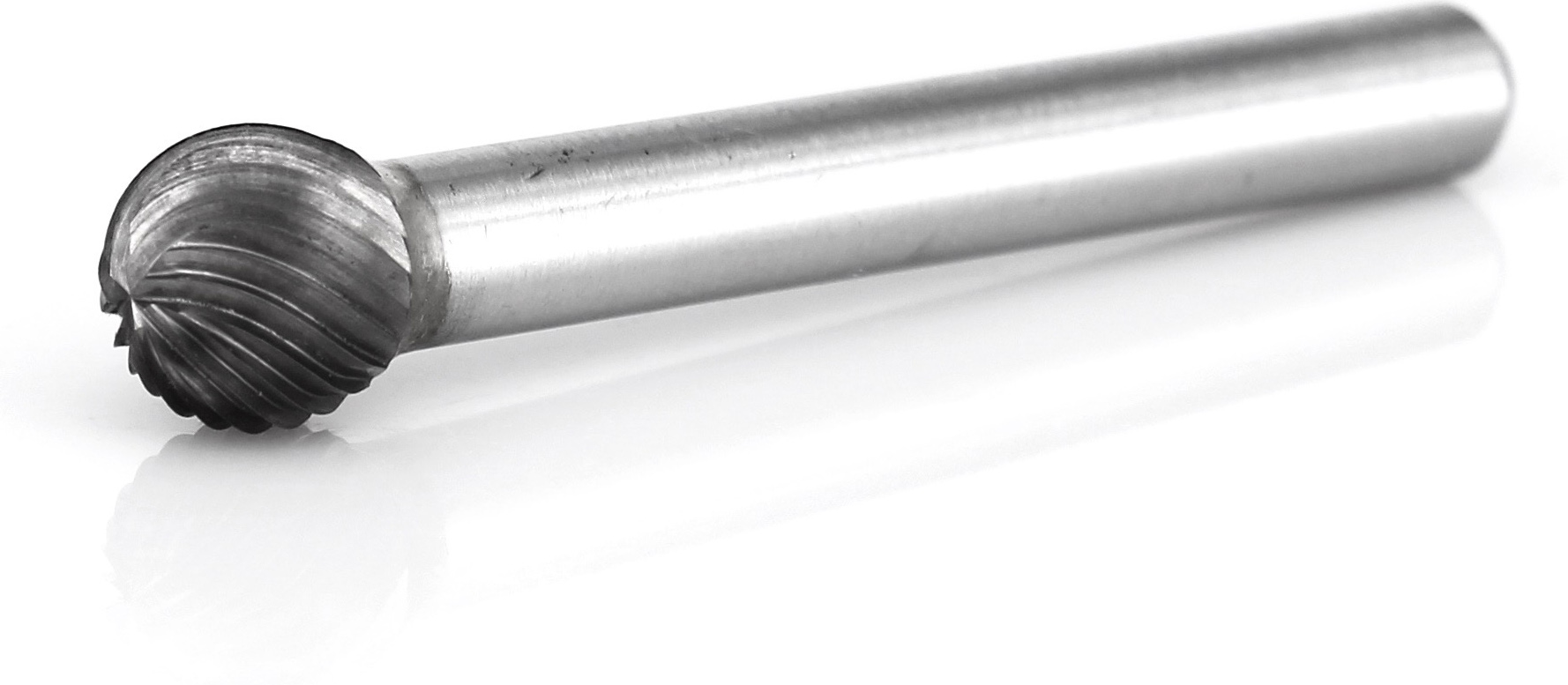 procut Hartmetallfrässtift Kugelform KUD D61010-2 Schaft-∅ 6 mm - Kopf-∅ 10 mm - Standardverzahnung (PC-D61010-2) Bild-01