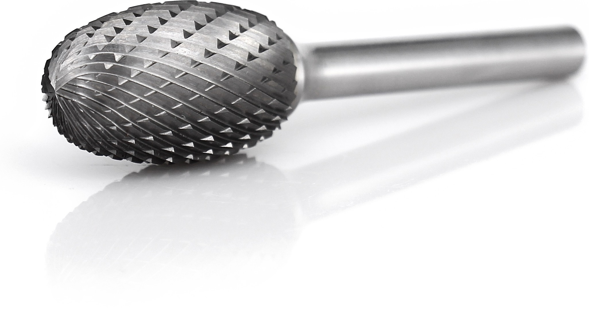 procut Hartmetallfrässtift Tropfenform TRE E62025-6 Schaft-∅ 6 mm - Kopf-∅ 20 mm - Kreuzverzahnung (PC-E62025-6) Bild-01