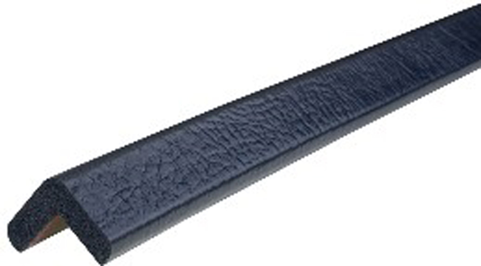 Knuffi Eckschutzprofil Typ E 26 x 26 mm anthrazit PU - 1,00 m Standard Warnschutz Profil L-Winkel aus Polyurethan - Eckprofil einfarbig mit selbstklebenden Kanten (SM-PE-100061) Bild-01