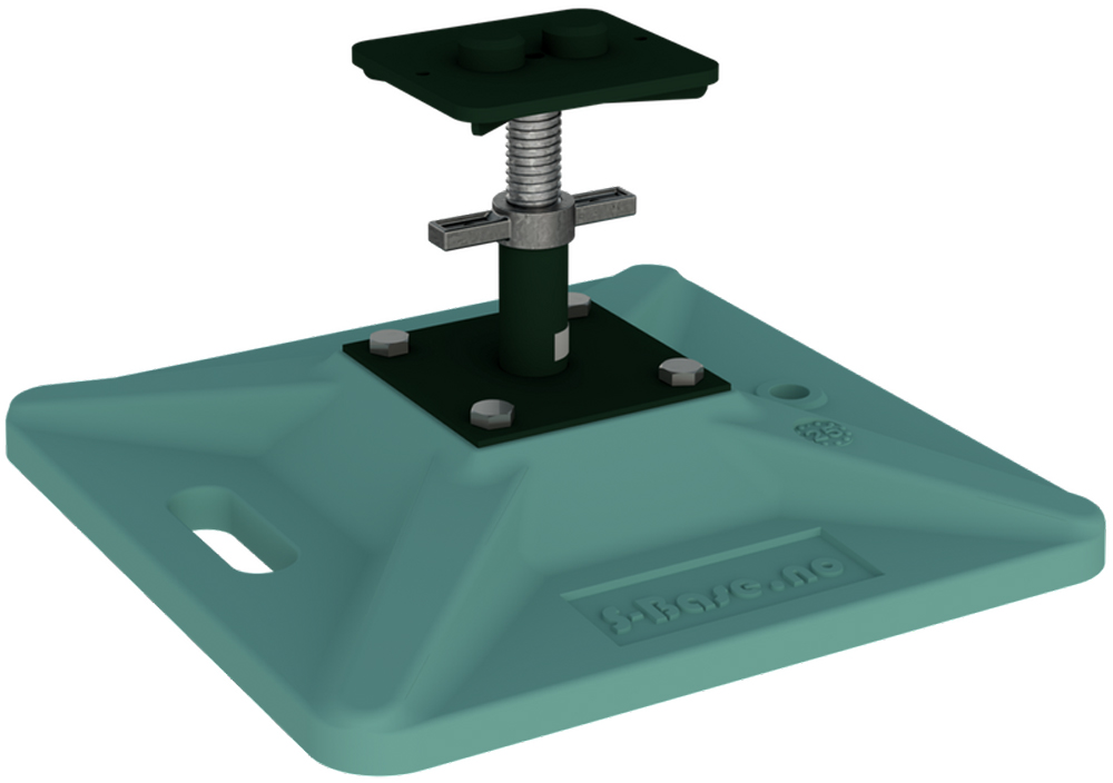 Schake S-Base System - Stütze für Container Containerfundament nach ISO 14025 und EN 15804 | Stellbereich  (SK-S1S-BASE-M-1) Bild-01