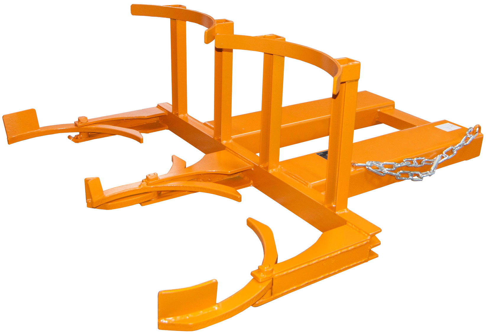 Bauer Fassheber FH-II-220 - RAL 2000 Fasslifter für 2 Fässer 220 Liter - gelborange pulerbeschichtet (BA-4474-02-0000-1) Bild-01