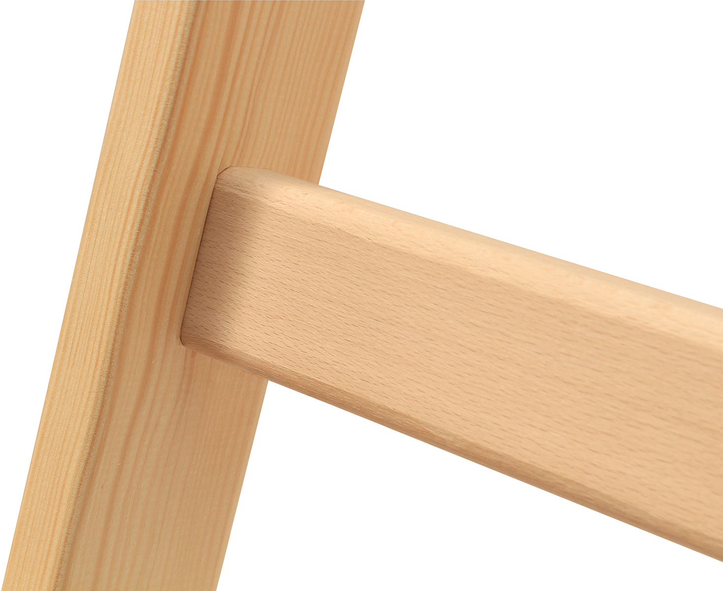 HYMER Holz-Sprossenstehleiter,beidseitig begehbar,2x3 bis 2x12 Sprossen 