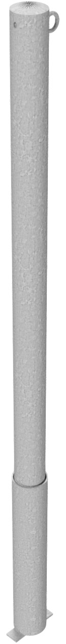 Schake Absperrpfosten H Ø 60 mm mit 1 Öse verzinkt