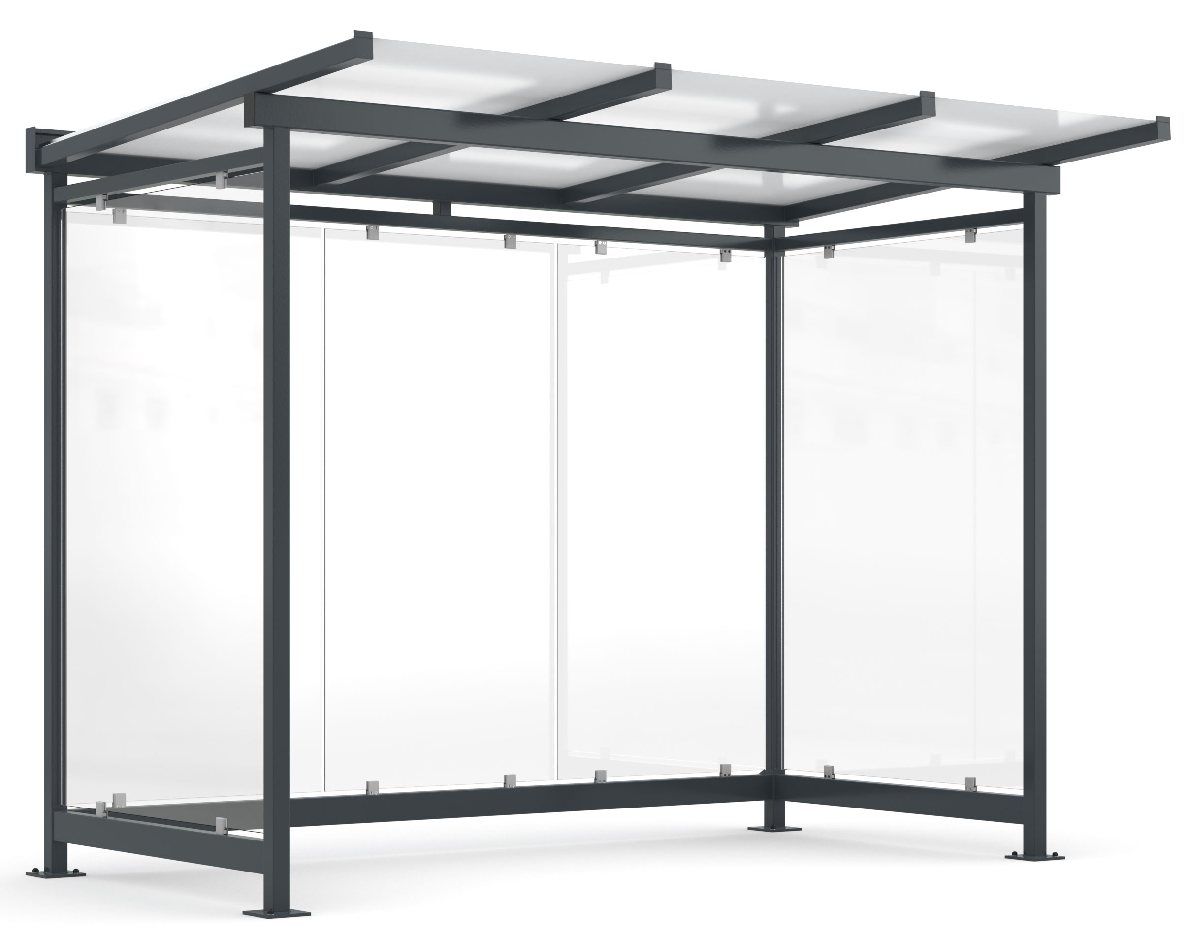 WSM Überdachung Dresden - D3 a|a Fertig montiert - RAL 7016  (WSM-102100392) Bild-07