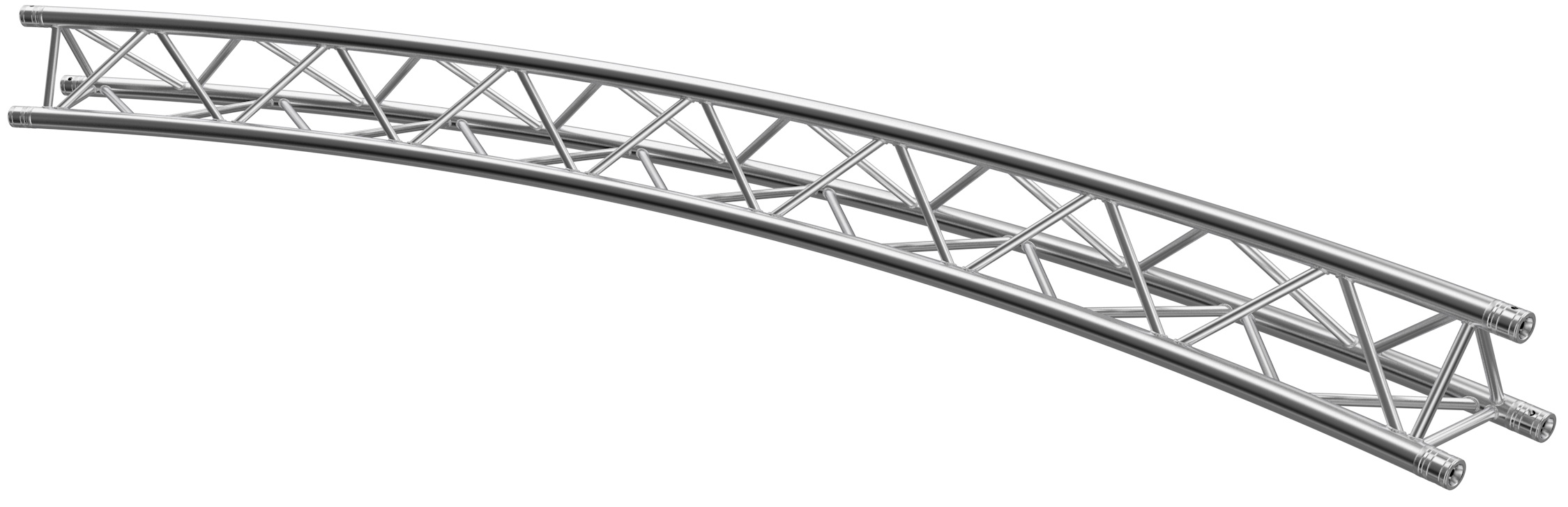Global Truss Traverse F33 Kreisstück Ø 9,0 m 45° 3-Punkt Traverse aus Aluminium (GT-F33R45-45) Bild-01