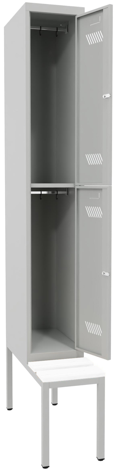 Pavoy Schließfach Spind mit Sitzbank