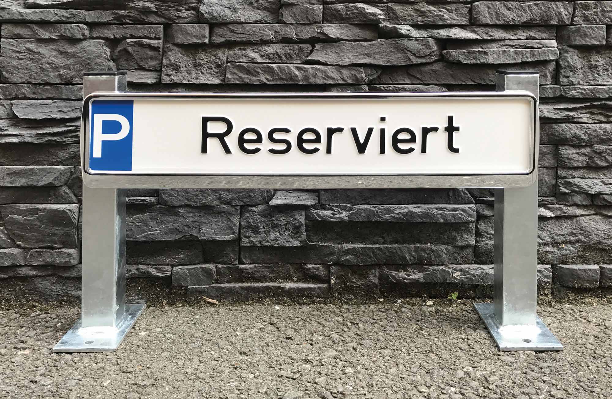 Schake Rundbügel Halterung Parkplatzschild OD