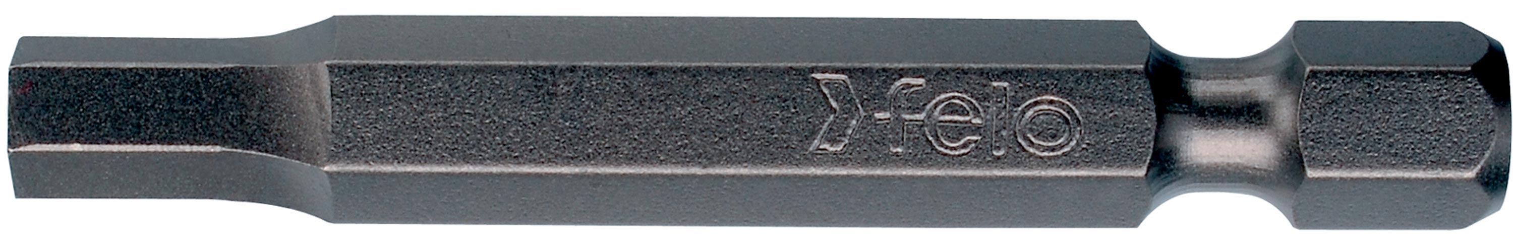 Felo Industrie Bit E 6,3 Innensechskant HEX 2,5 x 50 mm - VE 10 Stück Innensechskant Schrauben Bit Hexagon - Industrie Serie (FL-03425510-VE10) Bild-01