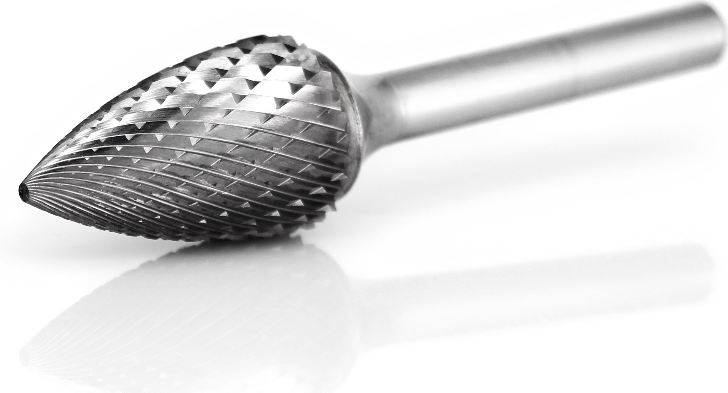 procut Hartmetallfrässtift Geschossform SPG G61525-6 Schaft-∅ 6 mm - Kopf-∅ 15 mm - Kreuzverzahnung (PC-G61525-6) Bild-01