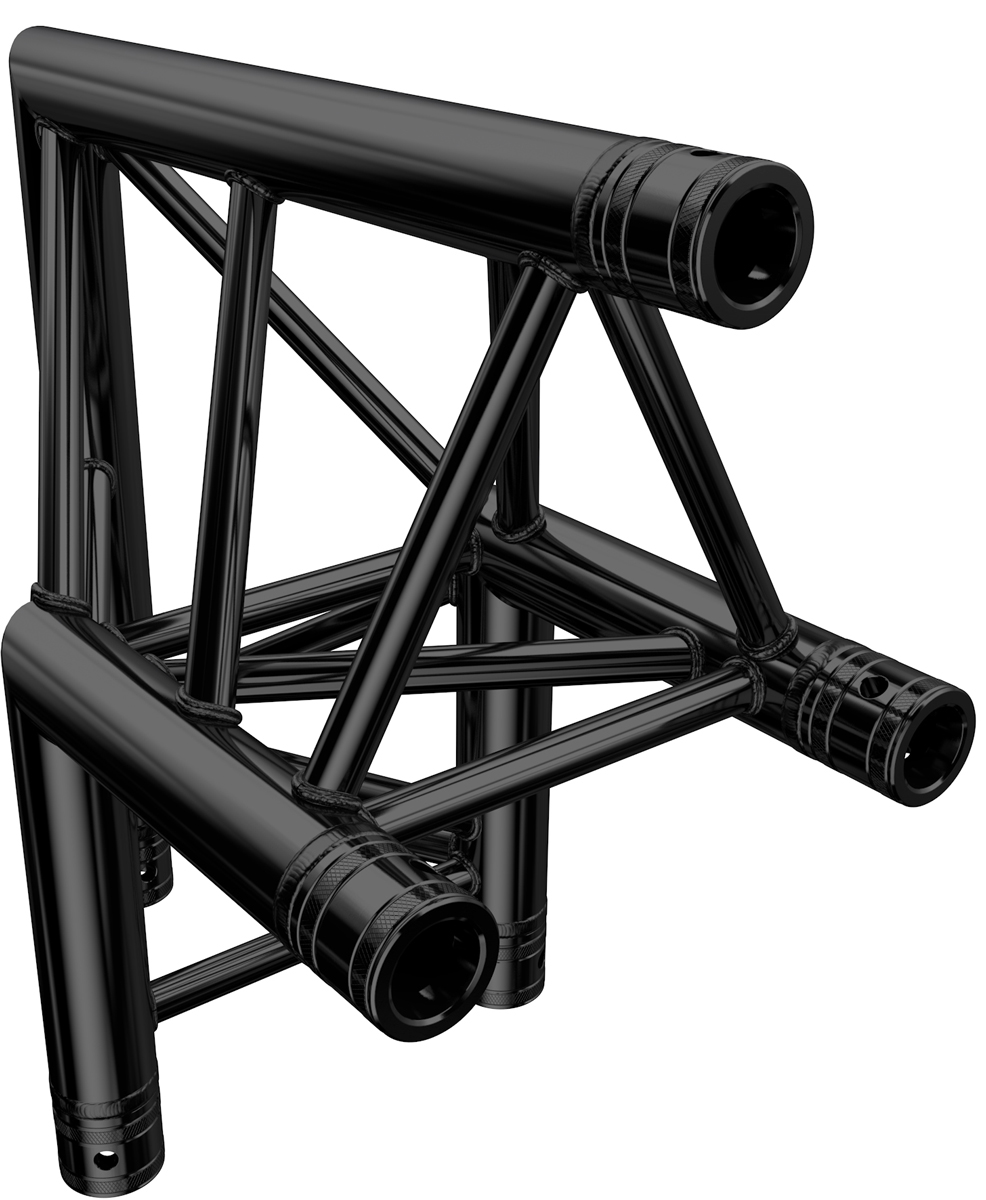 Global Truss F33 2-Weg Ecke C24 90° Stage Black