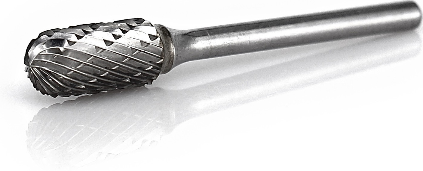 procut Hartmetallfrässtift Walzenrundform WRC C30612-6 Schaft-∅ 3 mm - Kopf-∅ 6 mm - Kreuzverzahnung (PC-C30612-6) Bild-01