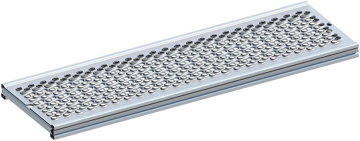 Piastra In Acciaio Bohle Systemfrei Antiscivolo 200x26 Cm - Per Terrazzi E Balconi