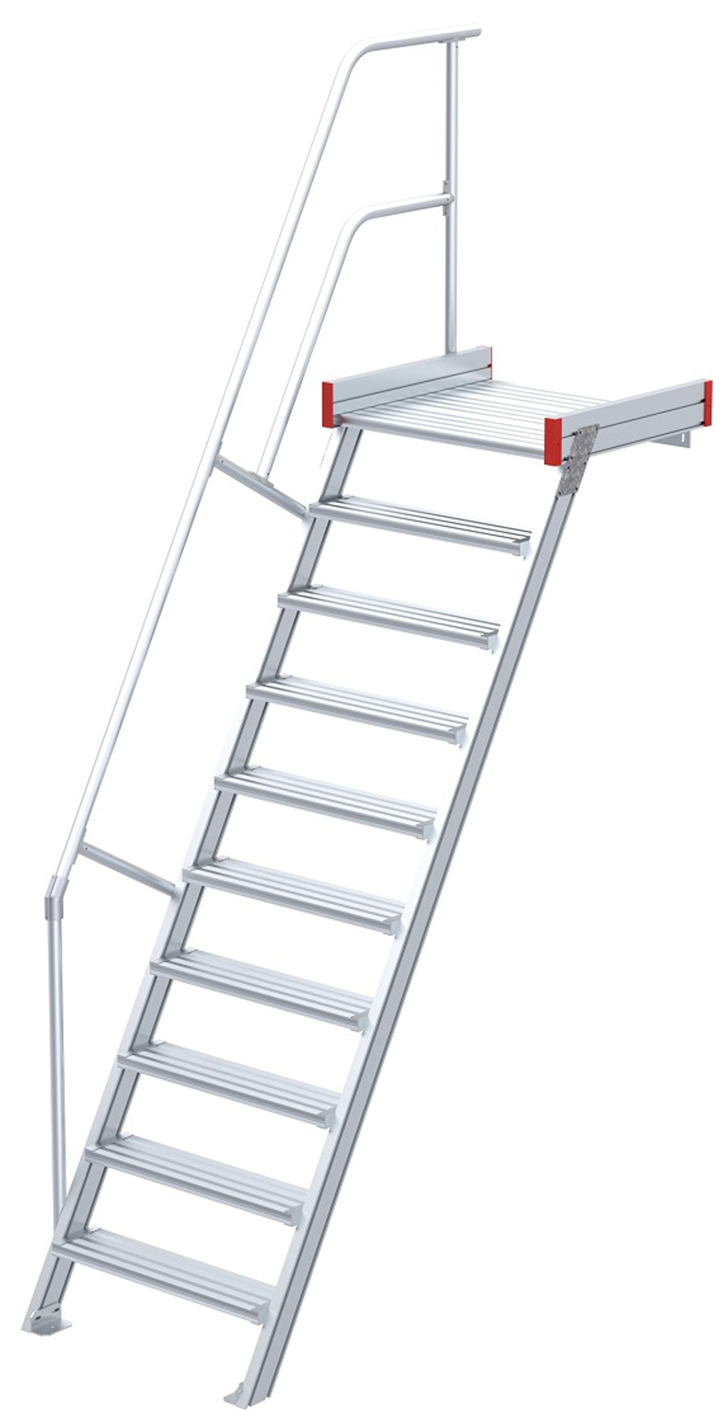 euroline Podesttreppe 60° 10 Stufen - 600 mm