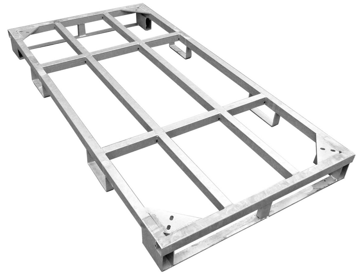 hawego Stahlpalette SmartStore Transportpalette für Fahrplatten e-tek EVO (HW-C-SS-1520-1020-150-00) Bild-01