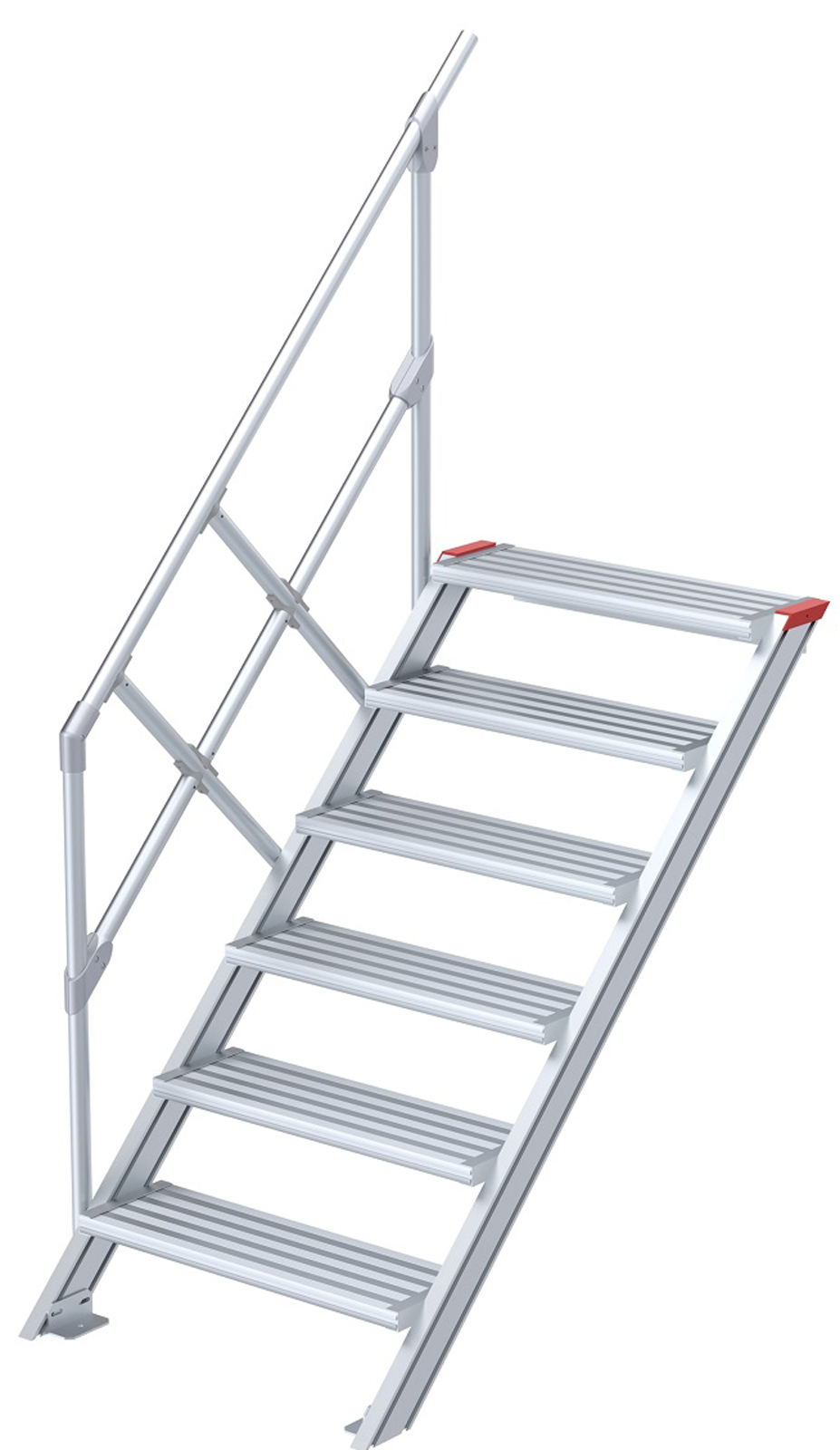 euroline Alu-Treppe 45° 6 Stufen - 800 mm