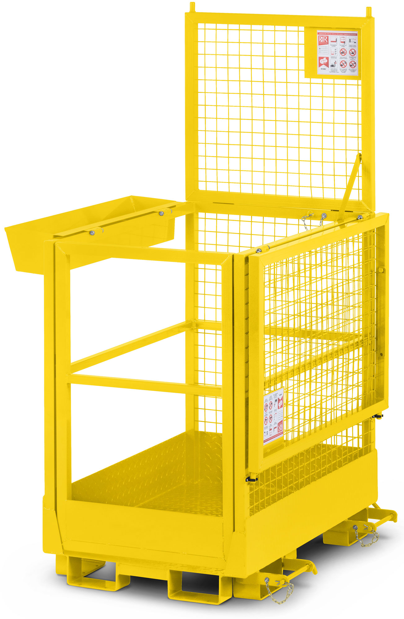 RR Industrietechnik Arbeitskorb RAK-duo - RAL 1023  (RR-100802521) Bild-02