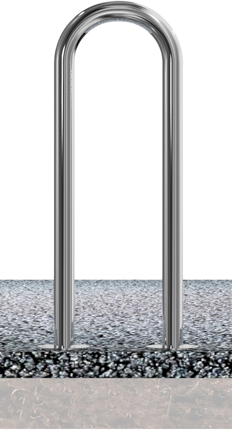 Schake Rundbügel Edelstahl OD Ø 48 mm - 300 x 800 mm